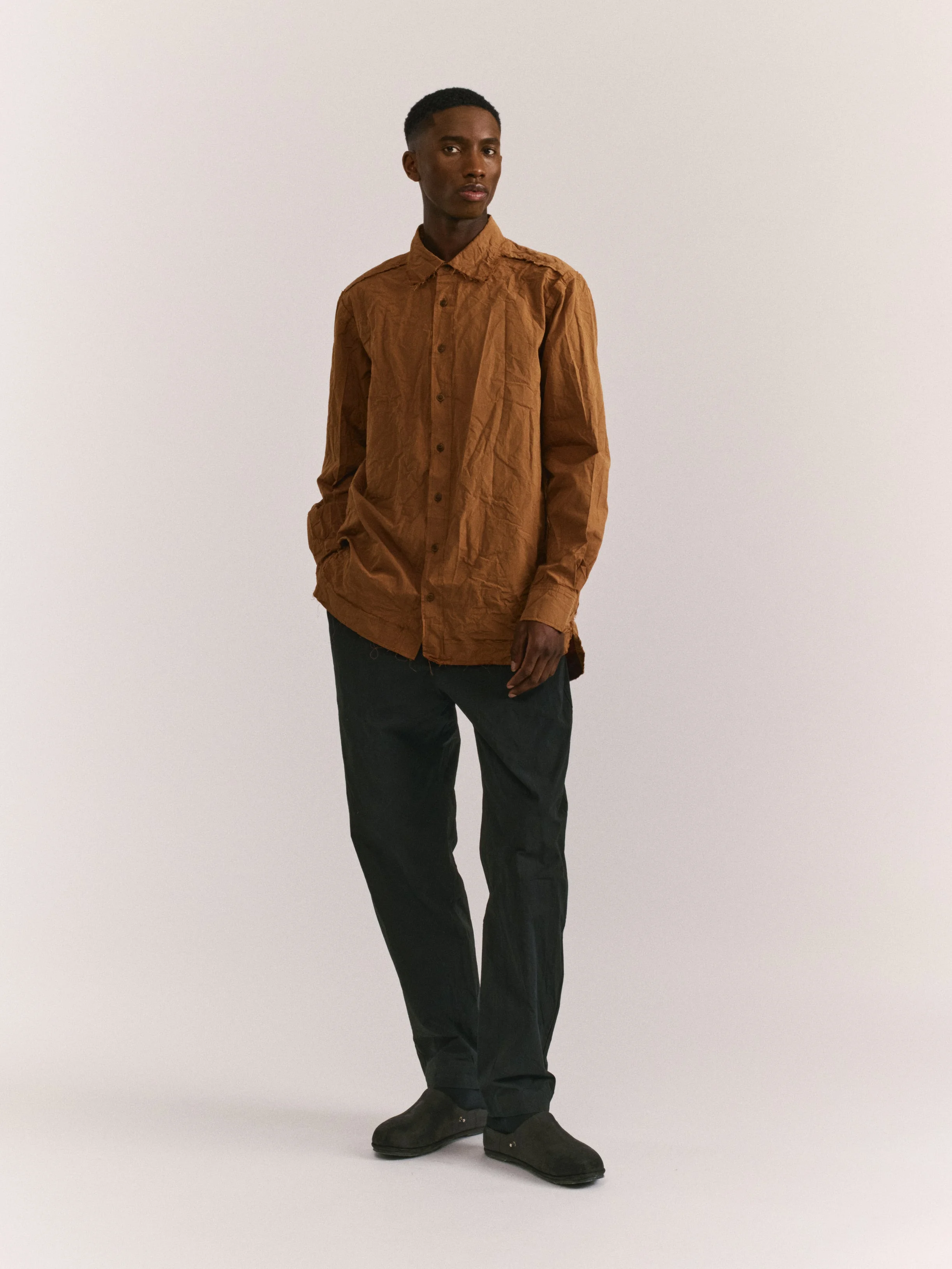 BIG RACCOURCIE RW SHIRT - PAPER COT - ALMOND - 1