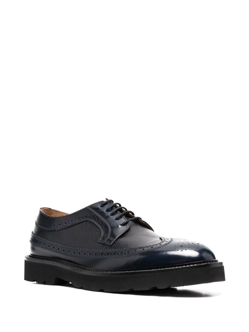 lace-up leather Oxford shoes - 2