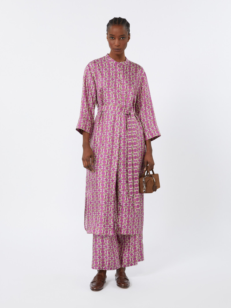 'S Max Mara TIMEF Printed silk twill caftan outlook