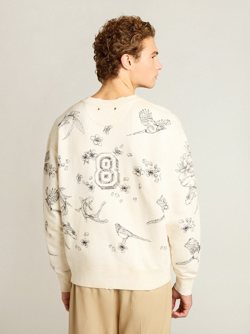 Aged white CNY sweatshirt 4