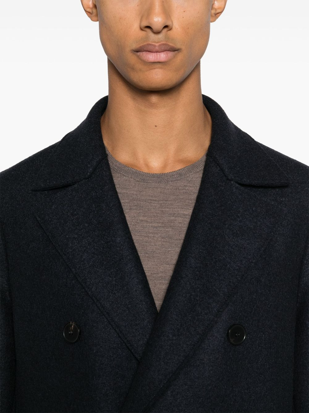boiled-wool coat - 5