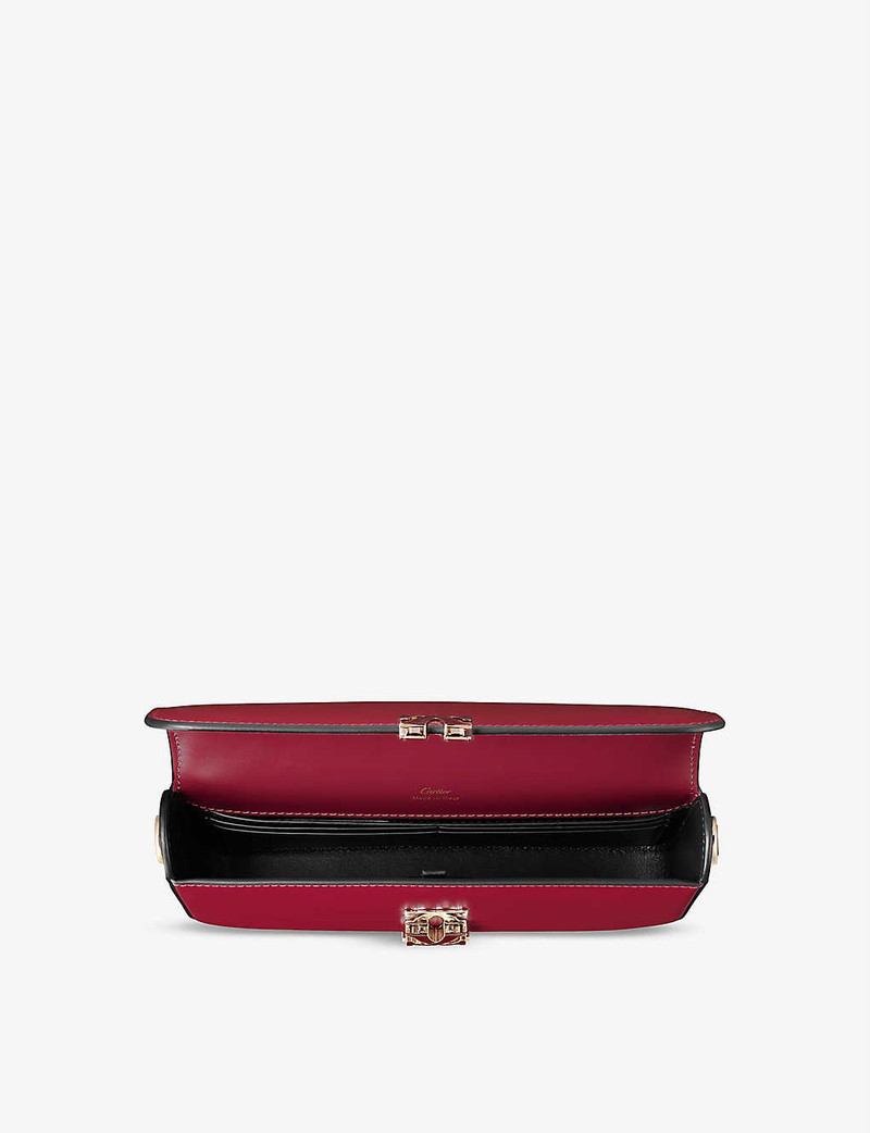 Double C de Cartier mini leather shoulder bag 4