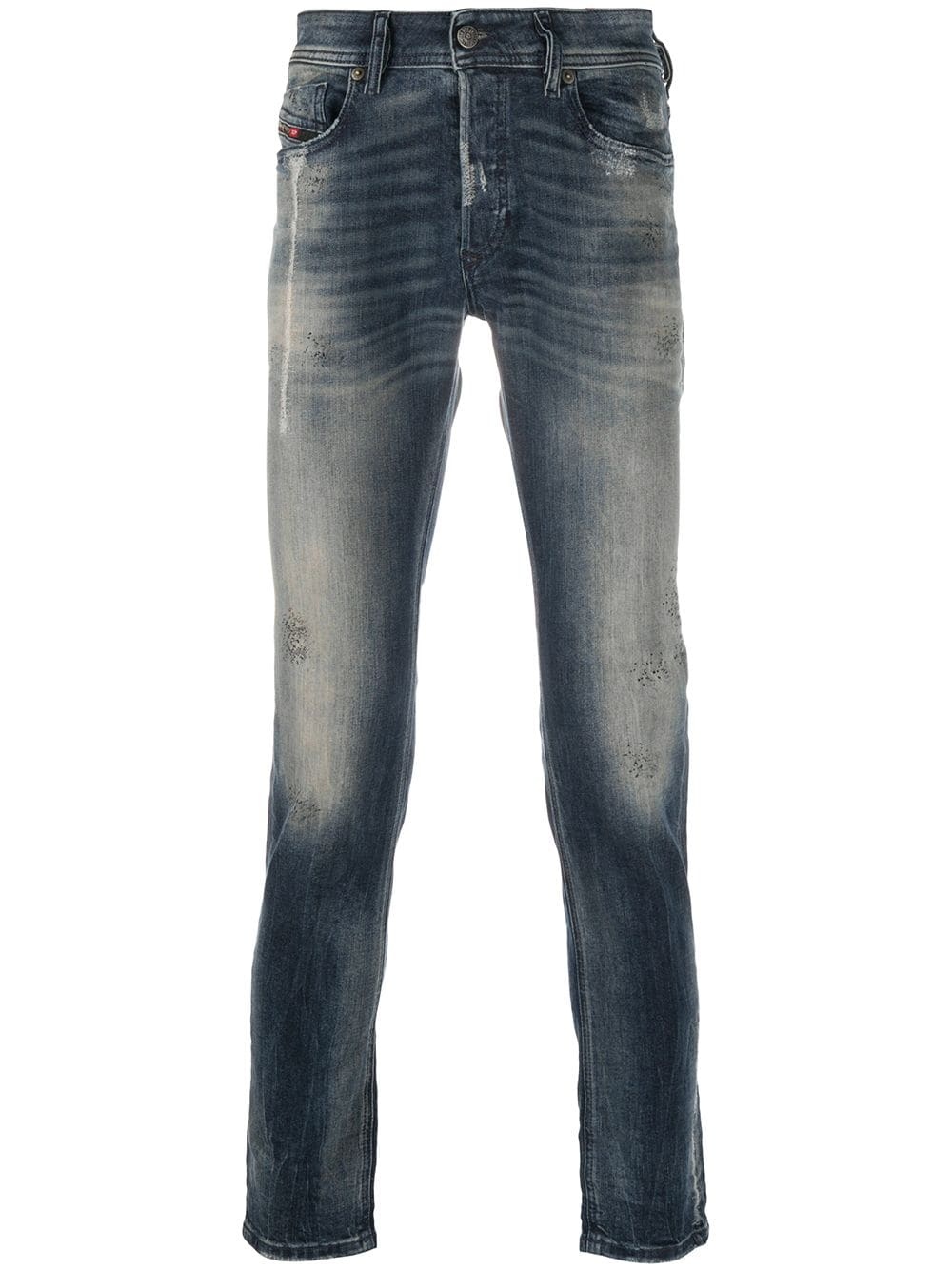 distressed skinny jeans  - 1