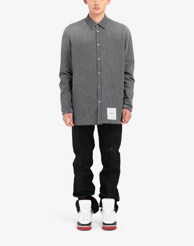 Maison Margiela Recycled padded denim shirt outlook