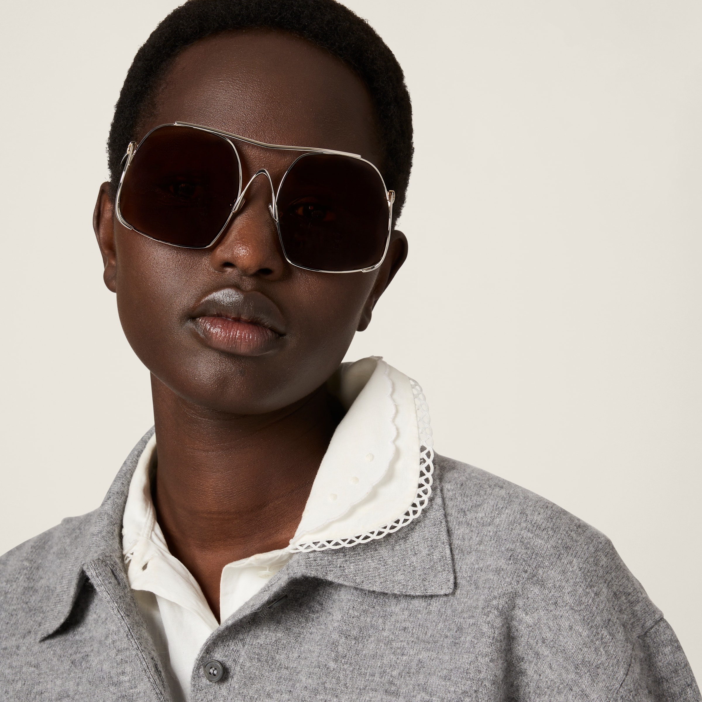 Cashmere polo sweater - 5
