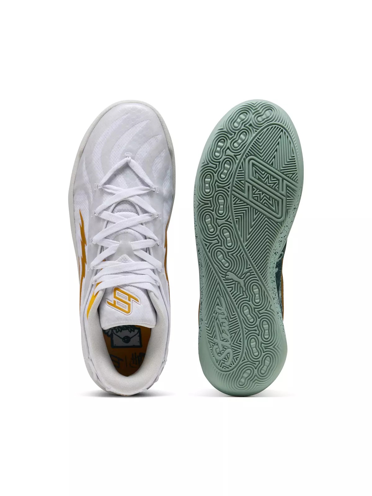 PUMA Stewie 4 Harry Potter "PUMA White/Green Terrain" Women's Basketball Shoe - 4