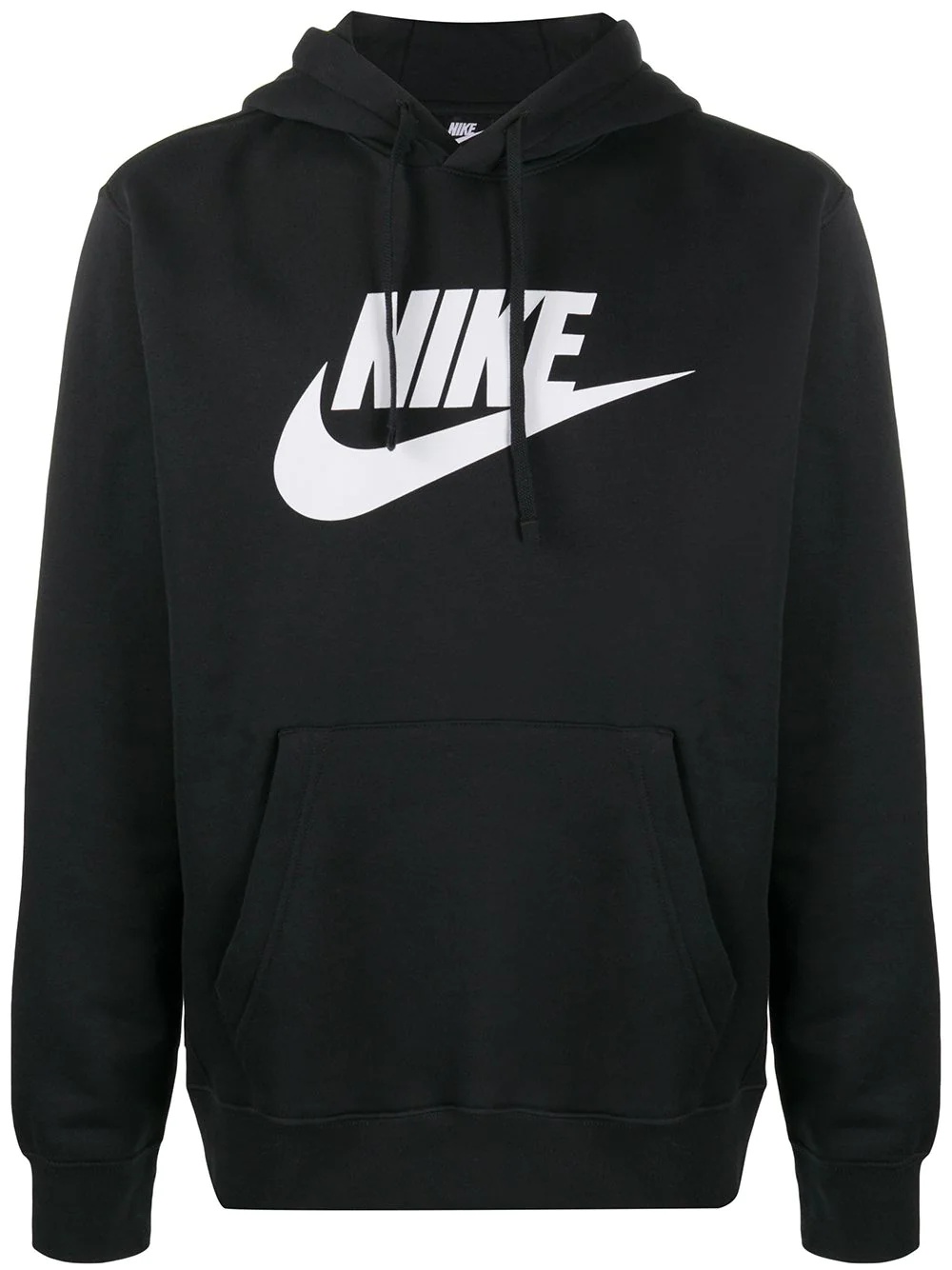 logo print hoodie - 1