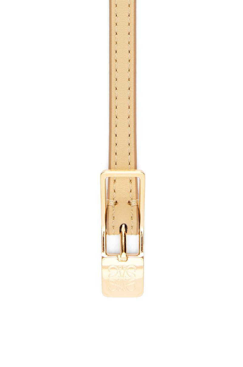 Loewe Amazona padlock belt in smooth calfskin outlook