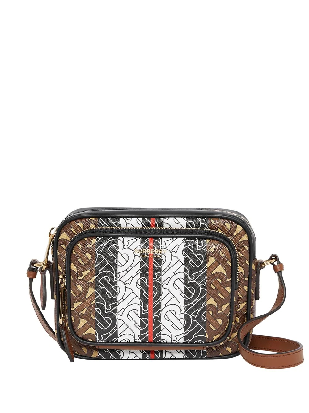 Monogram Stripe E-canvas Camera Bag - 1