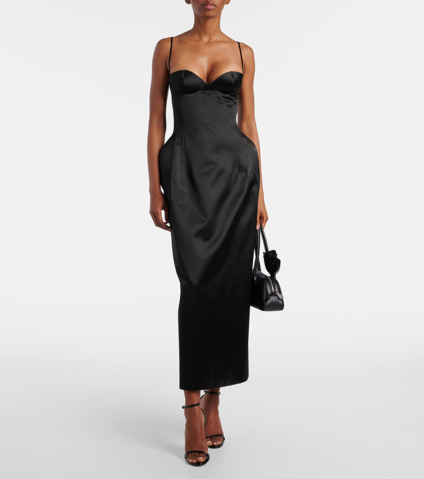 Silk midi dress - 2