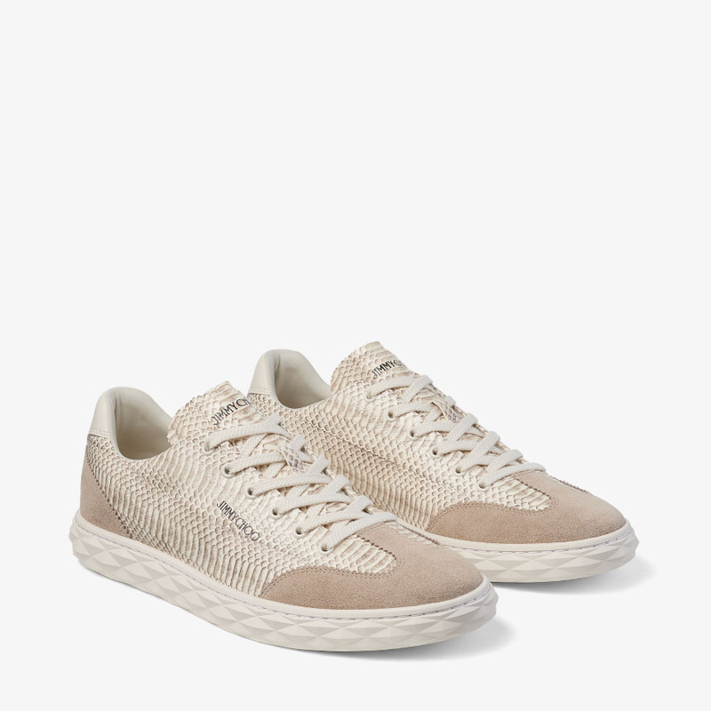 Diamond Light Flex M Roccia Snake Print Leather Trainers 2