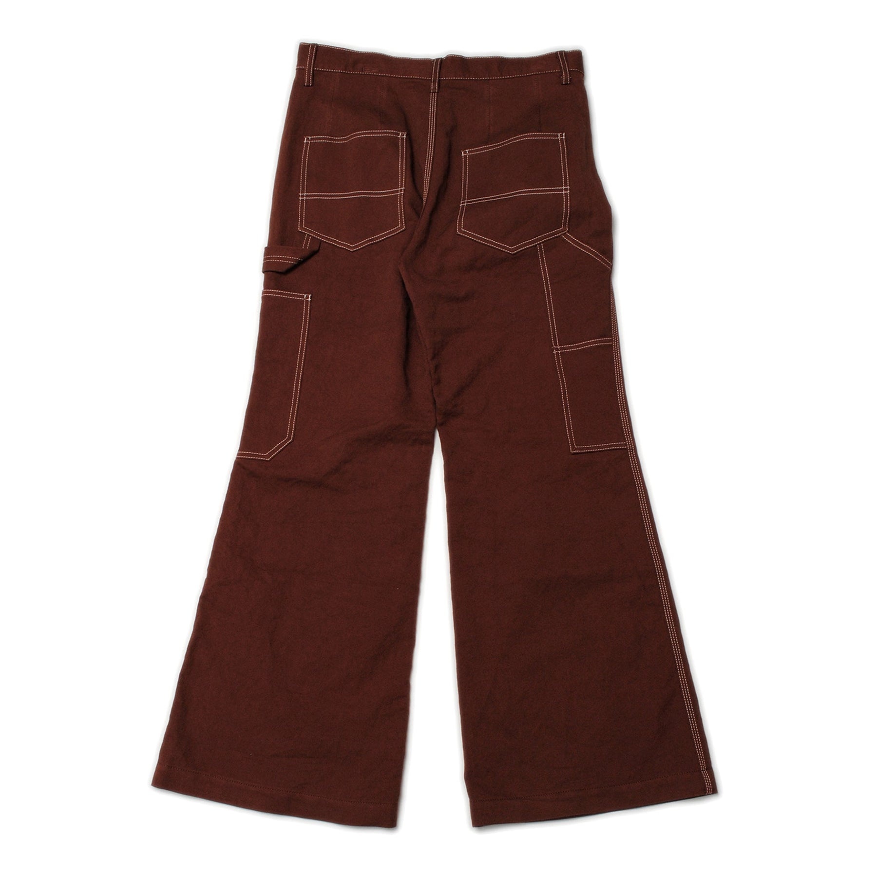 WOOD YARN PAINTER PANTS / BRW - 2