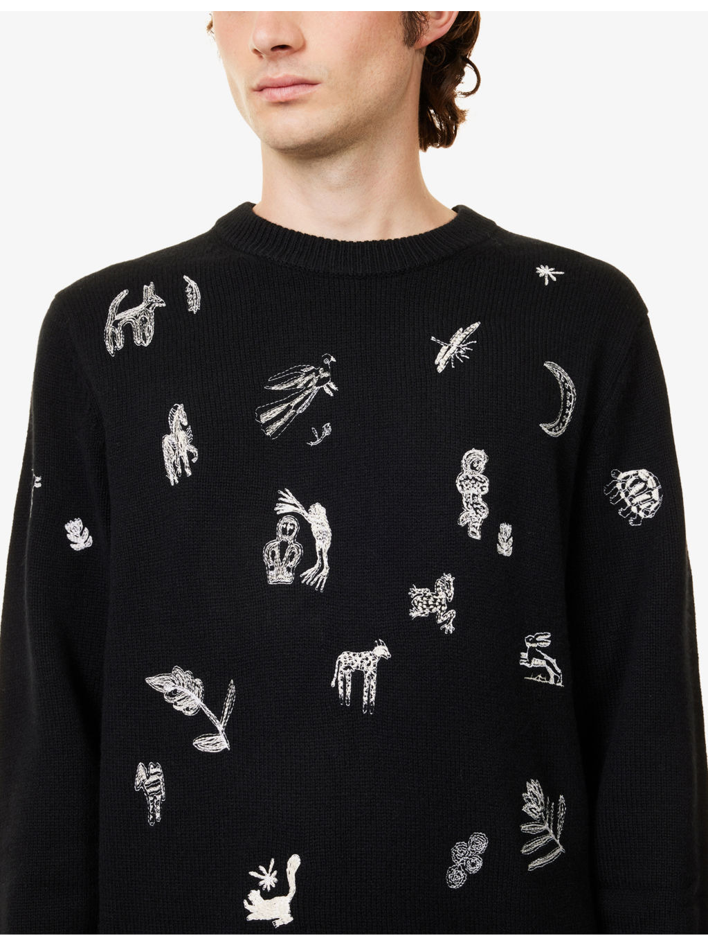 Mini Beast Crewneck Wool Jumper - 5