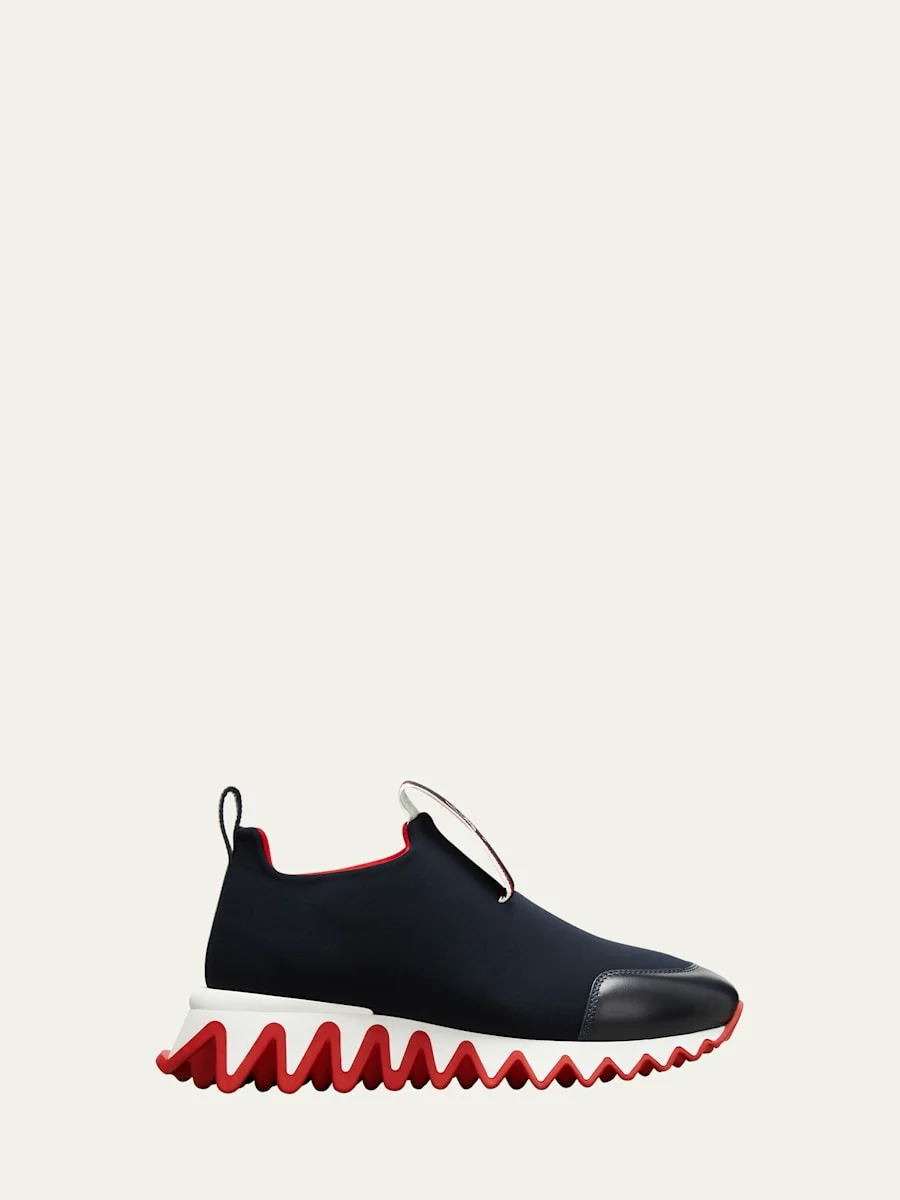 Tiketa Slip-On Red Sole Runner Sneakers - 1