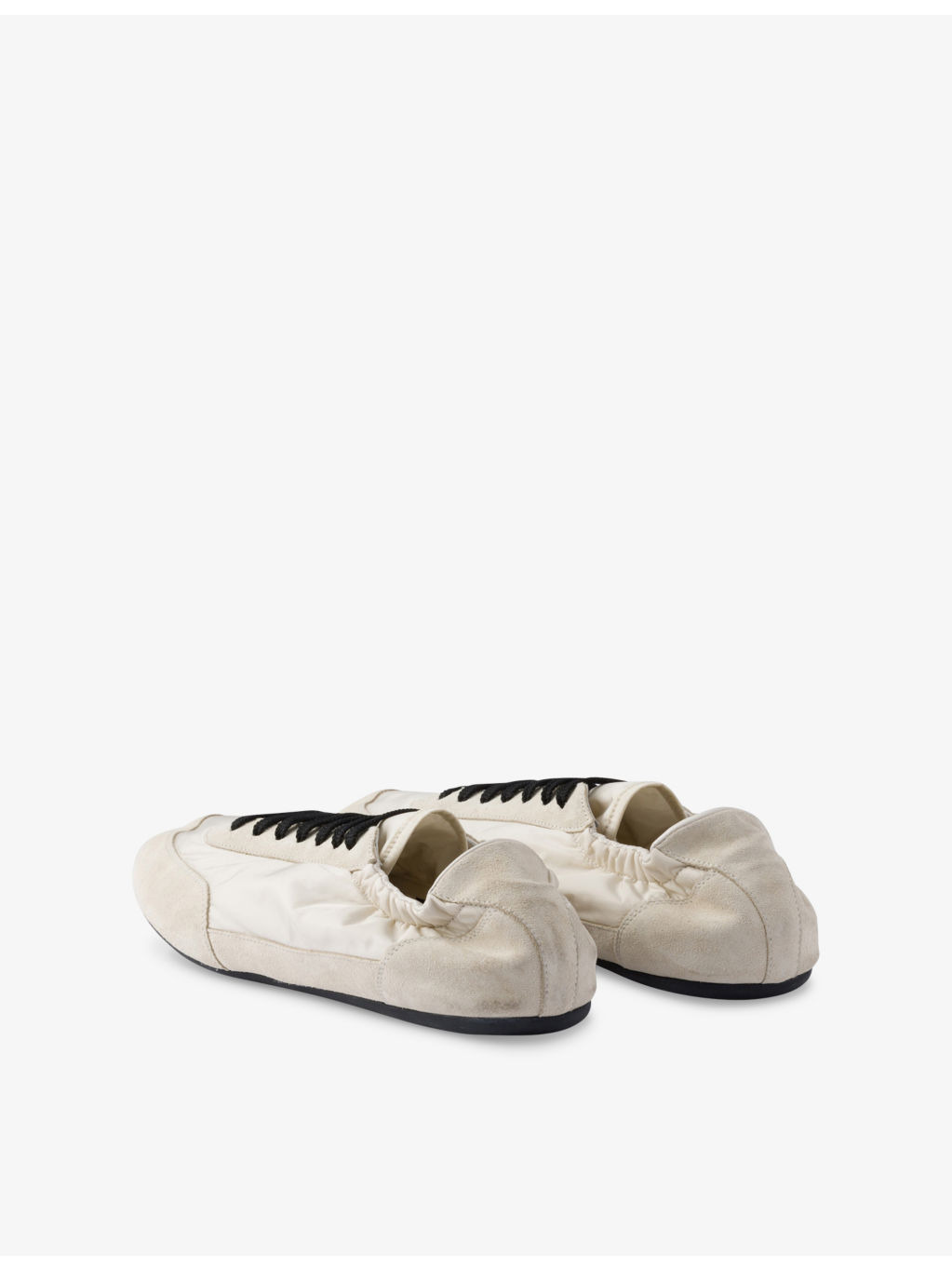 Collapse Re-Nylon and Suede Low-Top Trainers - 5