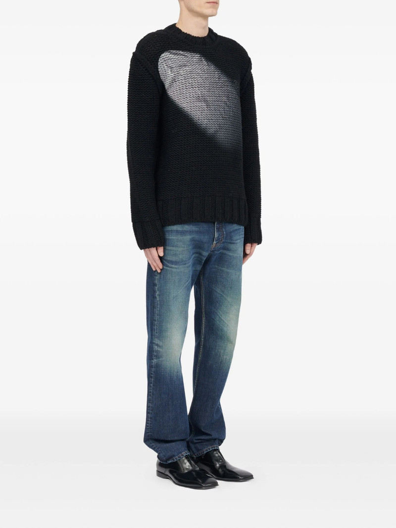 MM6 Maison Margiela Mm6 Maison Margiela Textured Knit Sweater outlook