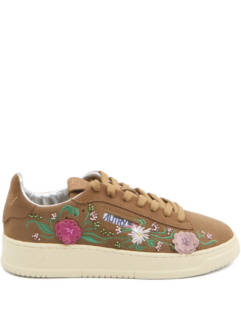 floral-embroidered Dallas sneakers 1