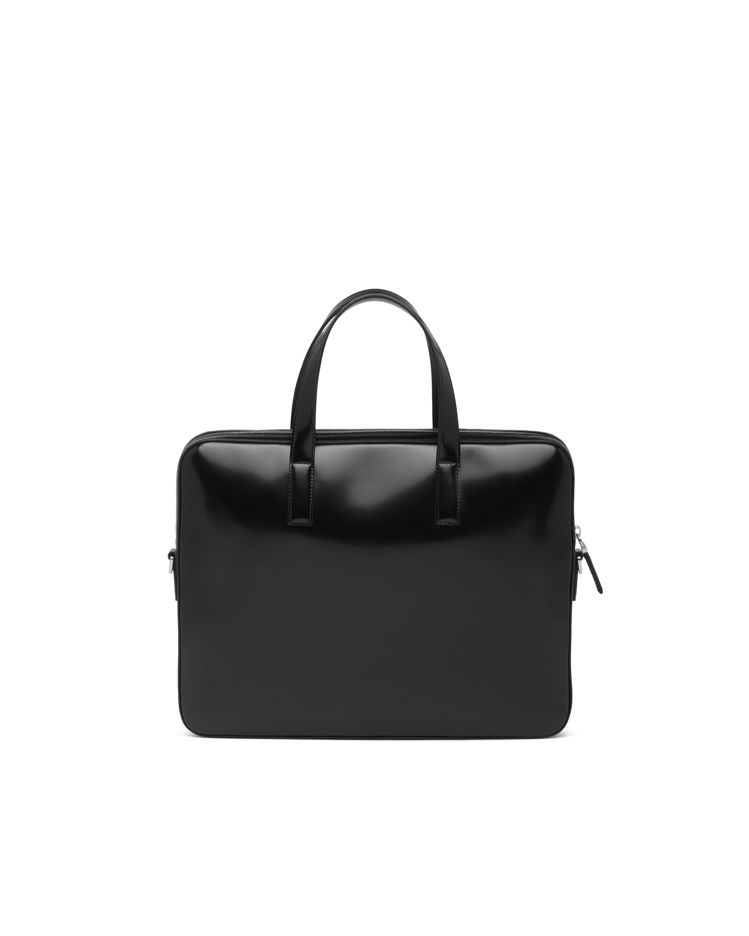 Brushed leather briefcase - 4