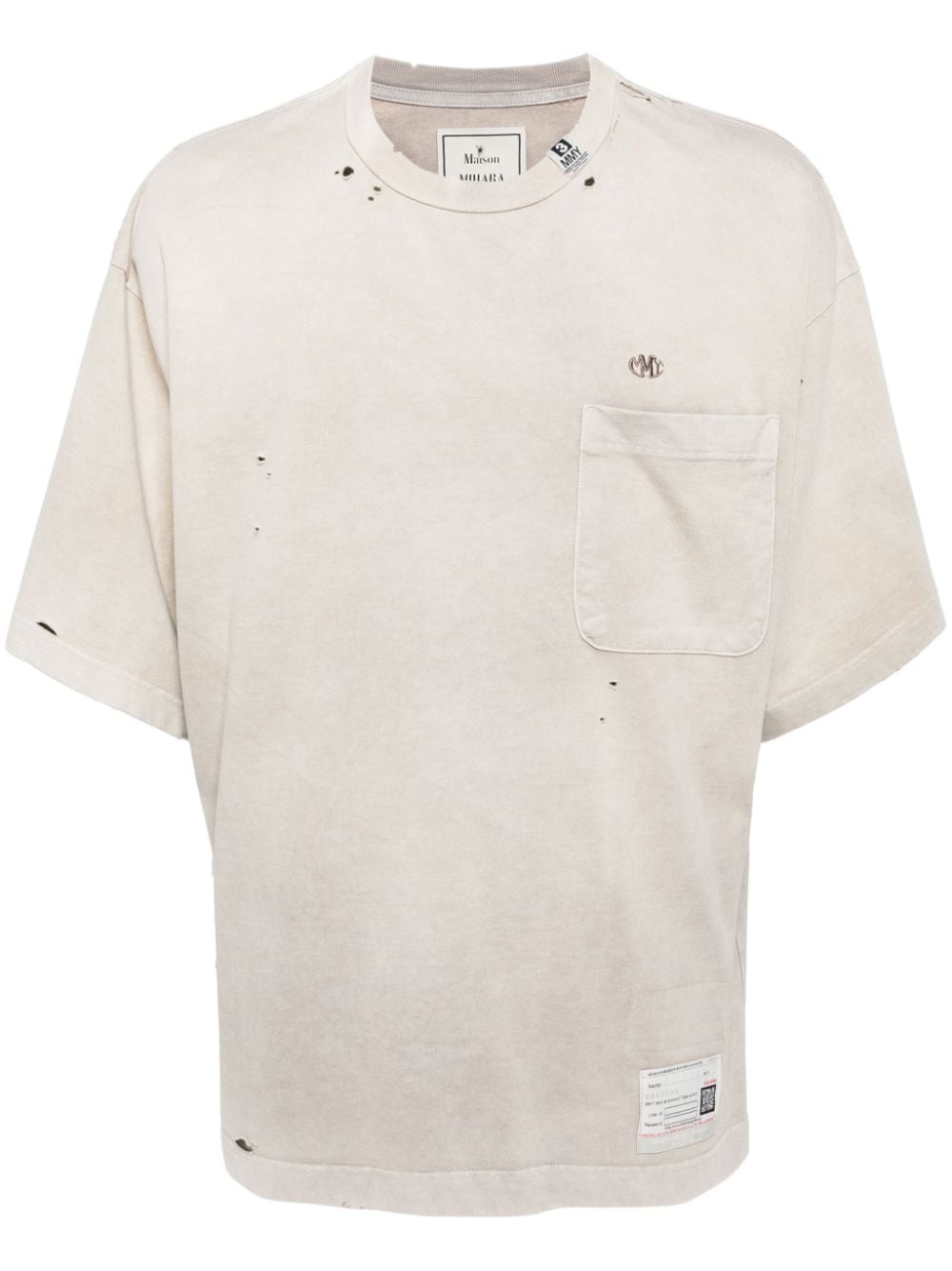 Sun Faded cotton T-shirt - 1