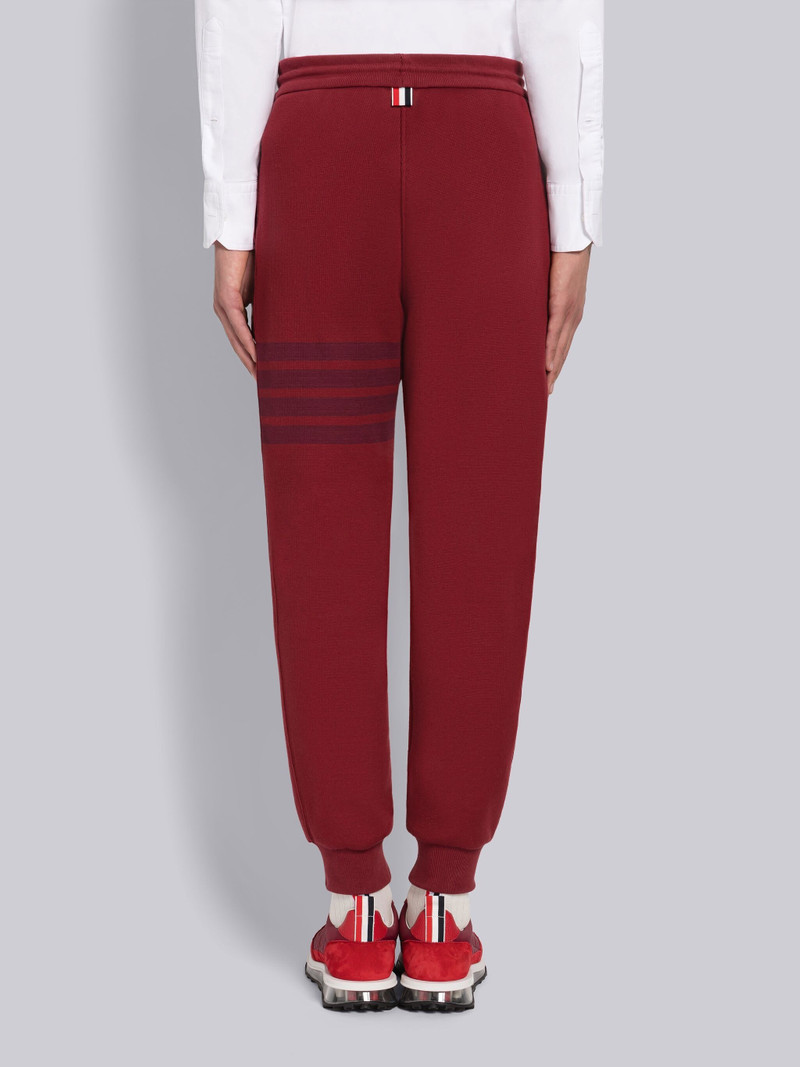 DOUBLE FACE KNIT TONAL 4-BAR SWEATPANTS 3