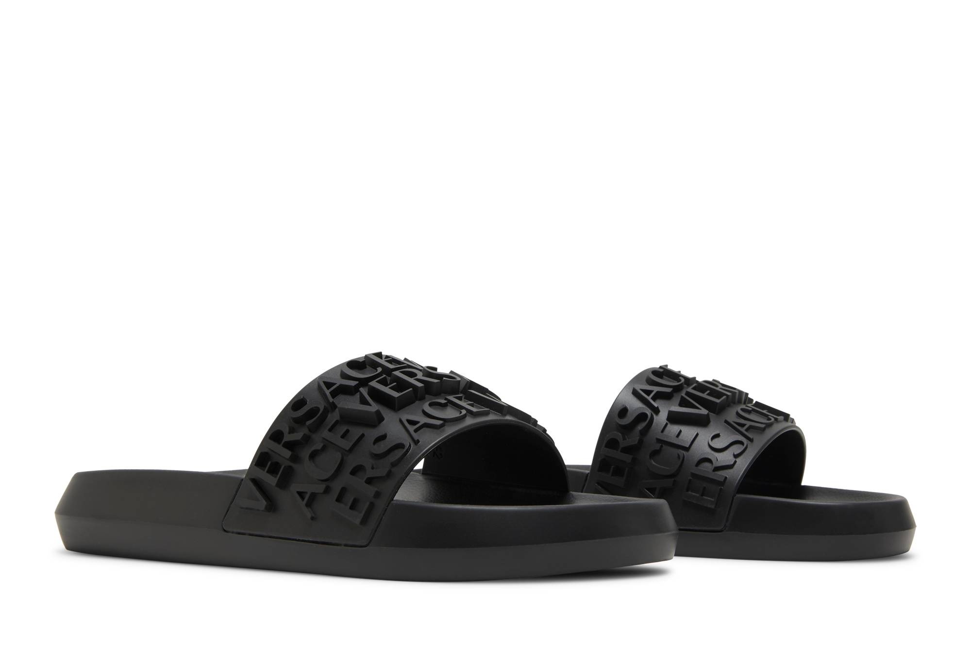 Versace Slide 'Allover Logo - Black' - 8