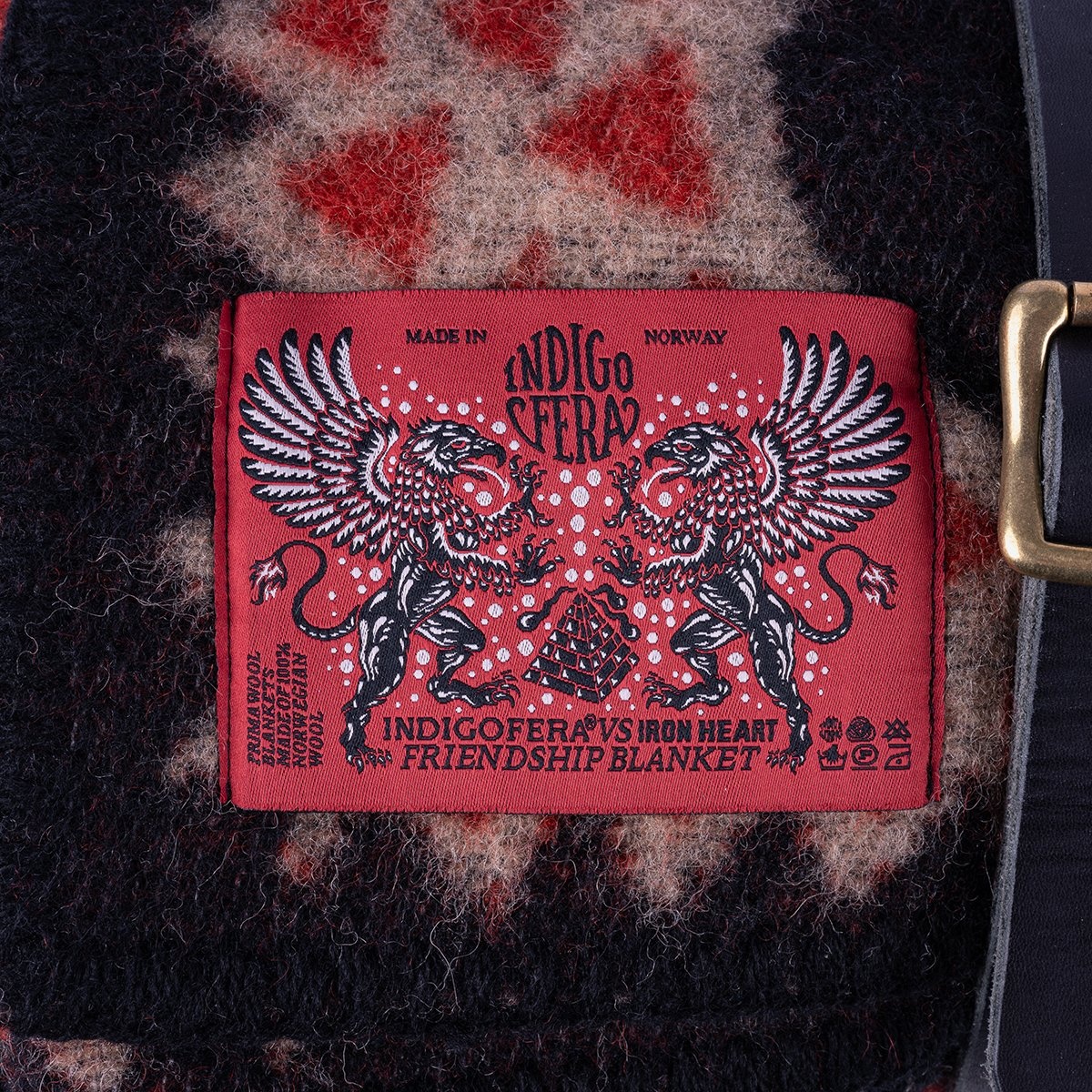 IHxIF-01 Iron Heart x Indigofera Friendship Blanket - 13