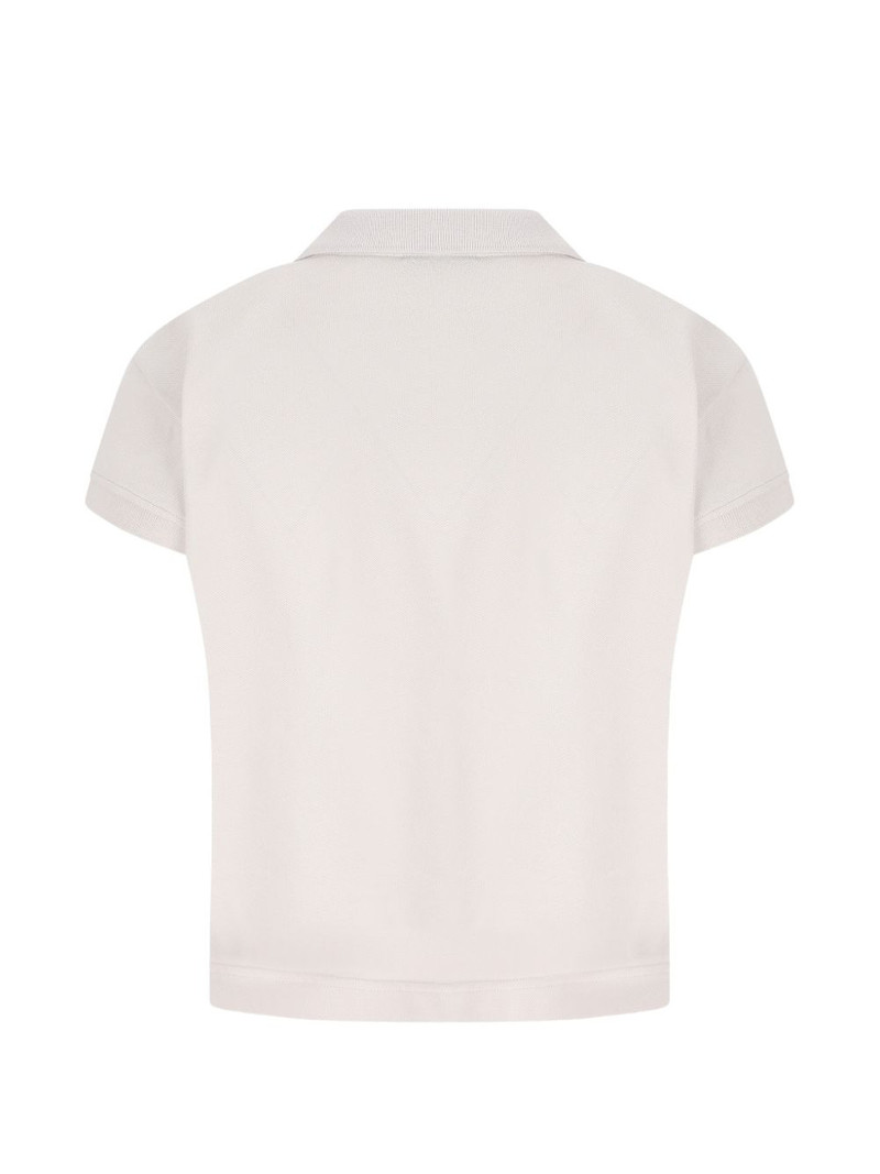 BALENCIAGA logo-embroidery polo shirt outlook