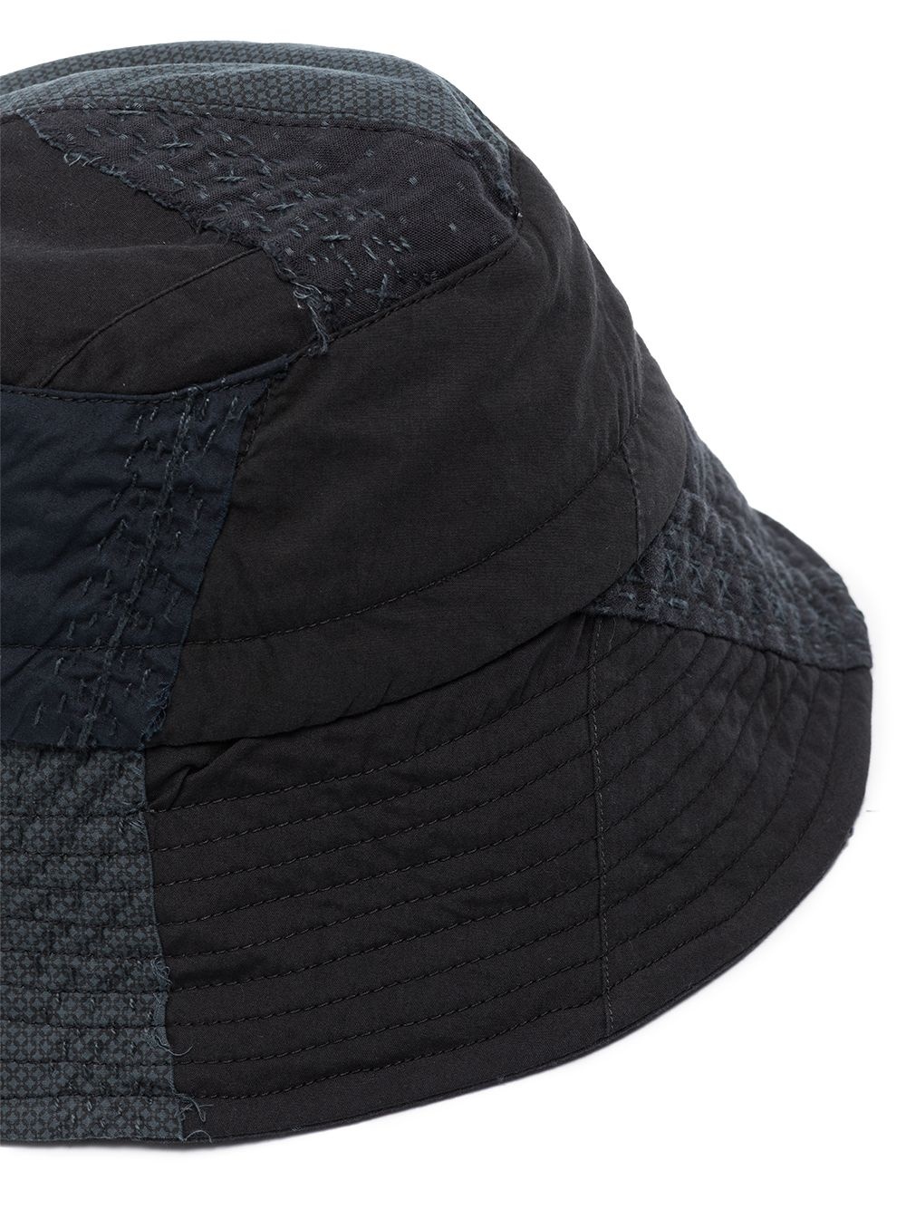 Shirting patchwork bucket hat - 5