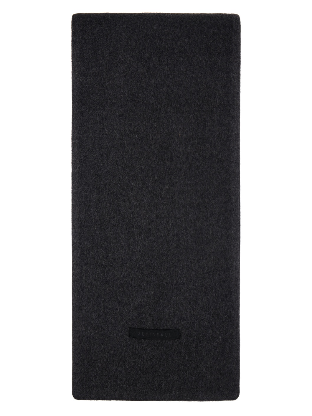 Gray Trompe L'œil Coat Scarf - 2