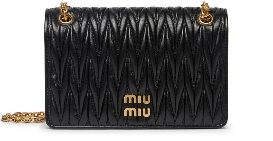 Mini quilted leather bag - 1