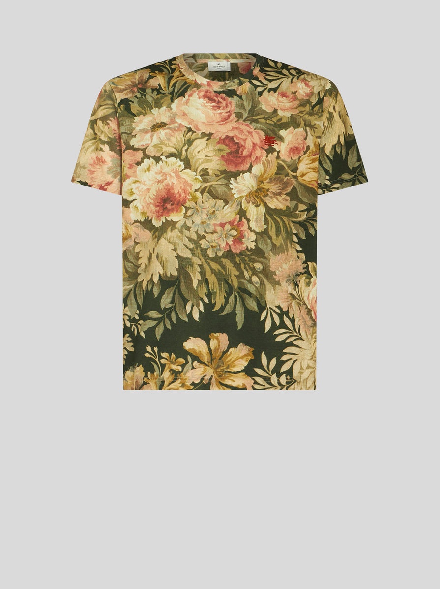 FLORAL PRINT T-SHIRT - 1