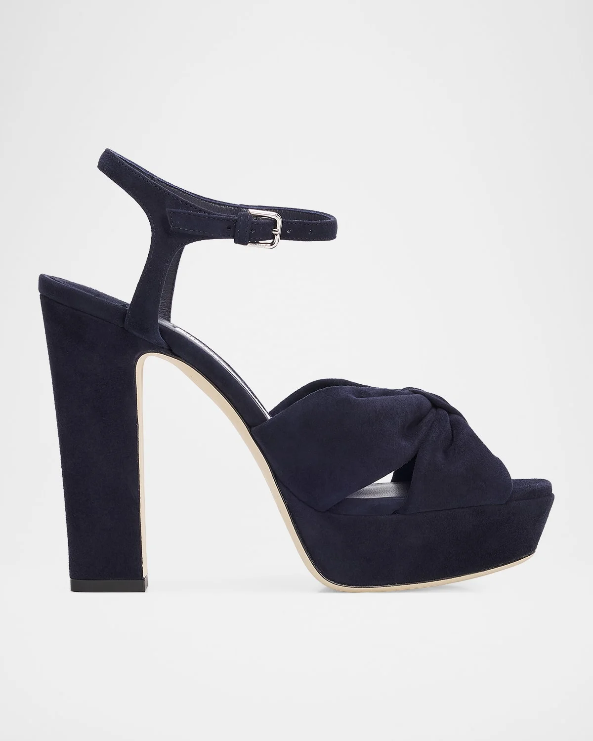 Heloise 120mm Suede Platform Sandals - 1