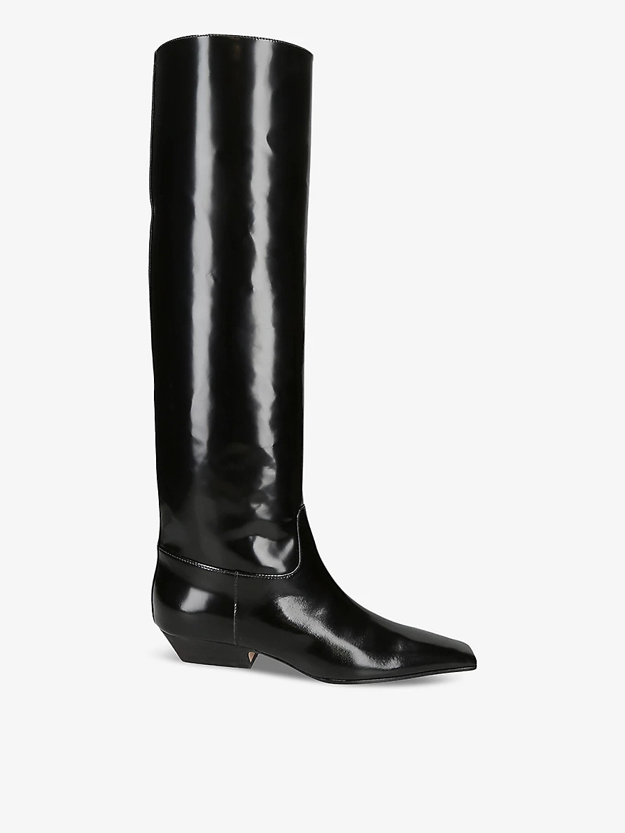 Marfa leather knee-high boots - 1