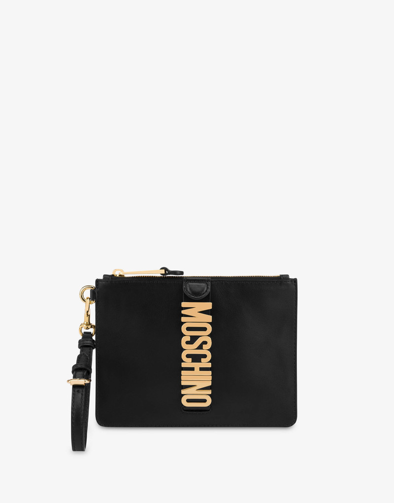 COUTURE BIKER CALFSKIN CLUTCH 1