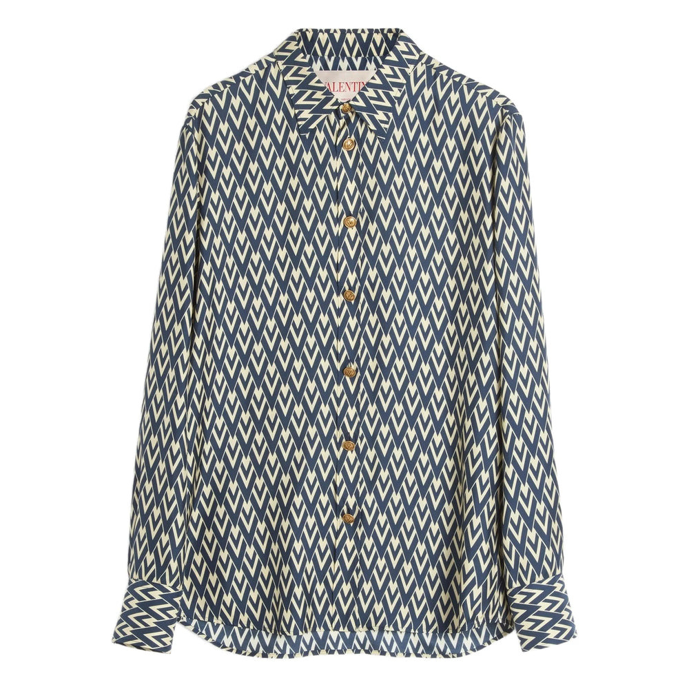 Valentino Blue Shirts Men - 1
