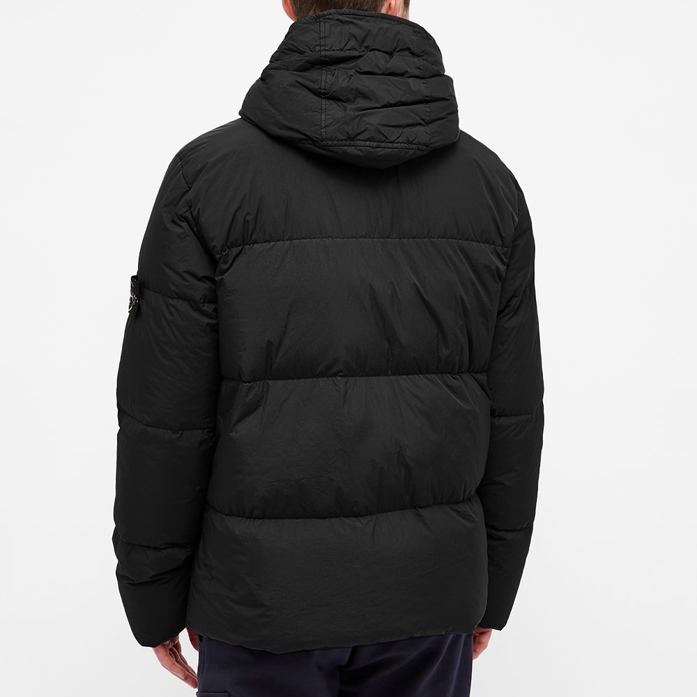 Stone Island Garment Dyed Crinkle Reps Hooded Down Jacket - 6