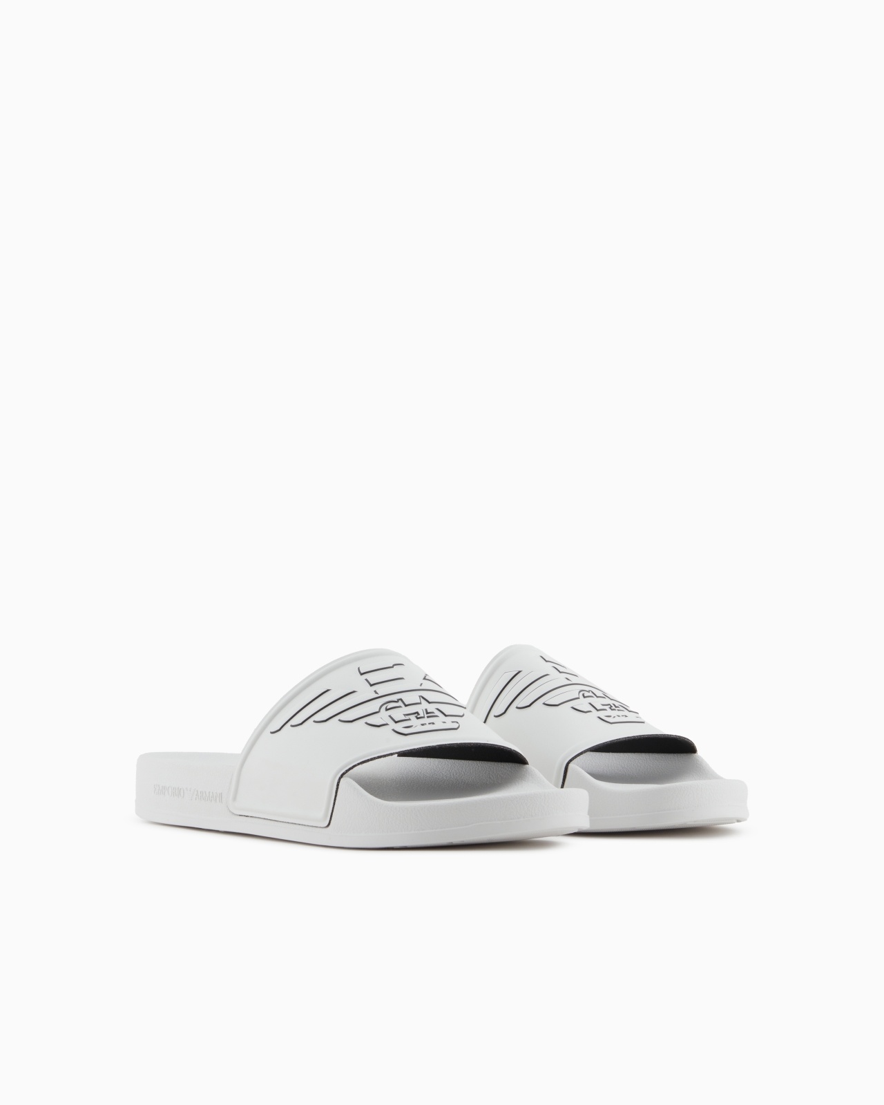 PVC SLIDES WITH OVERSIZED, EMBOSSED EAGLE - 2