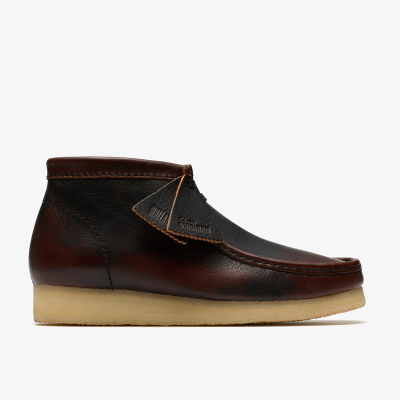 Wallabee Boot Dark Tan Combination 1