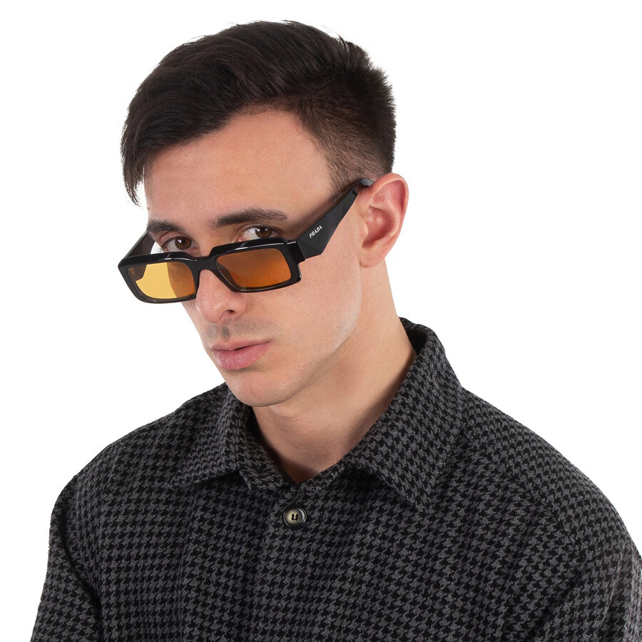 Prada Yellow Pilot Men's Sunglasses PR 27ZS 16K70A 54 - 2