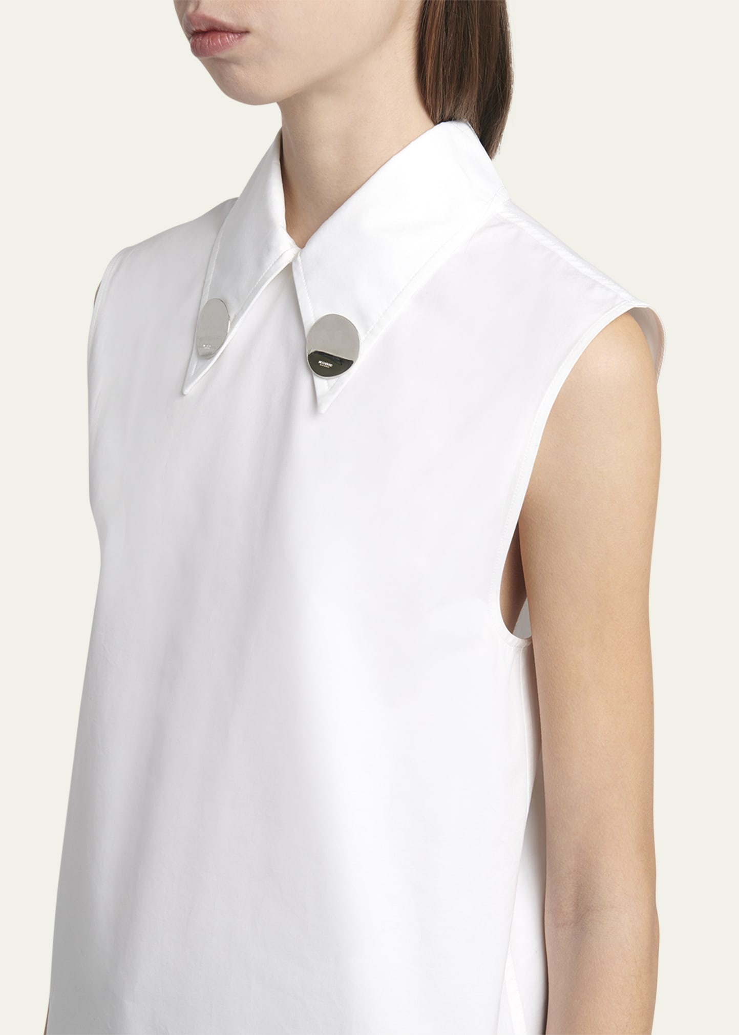 SALE ★関税込★ JIL SANDER アシンメトリー シャツドレス JIL SANDER（ジルサンダー） アシンメトリー ストライプシャツ