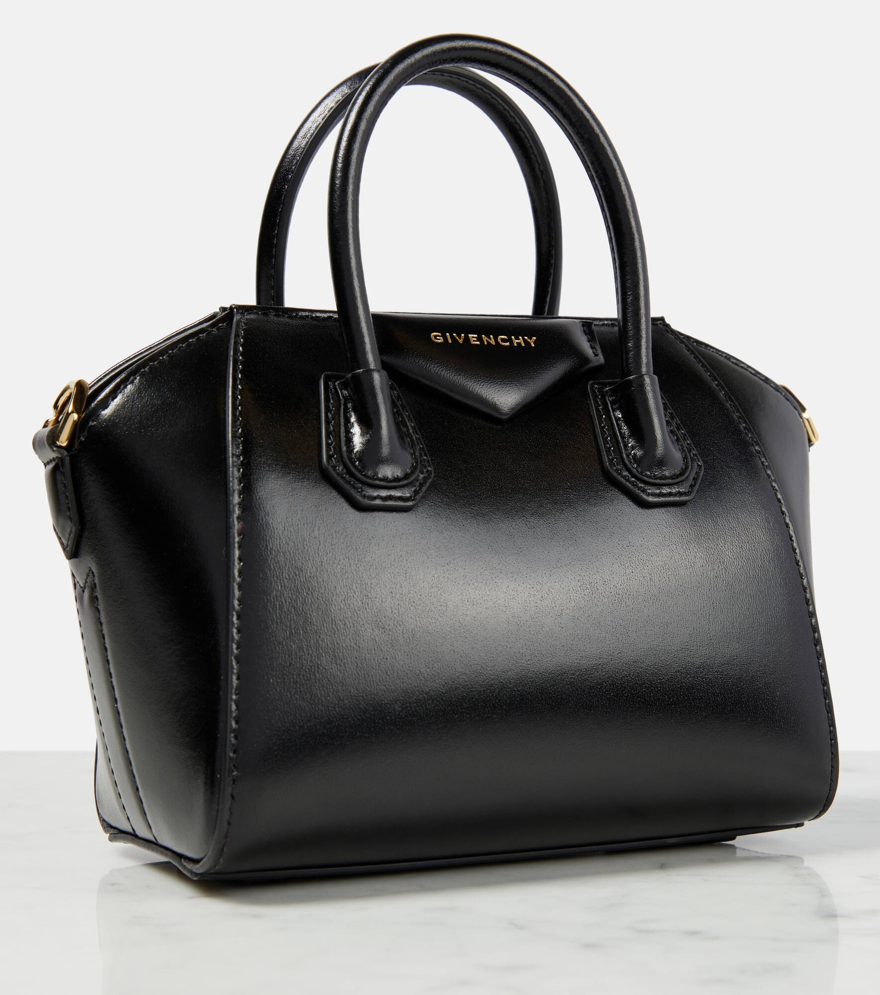 Antigona Toy leather tote bag - 6