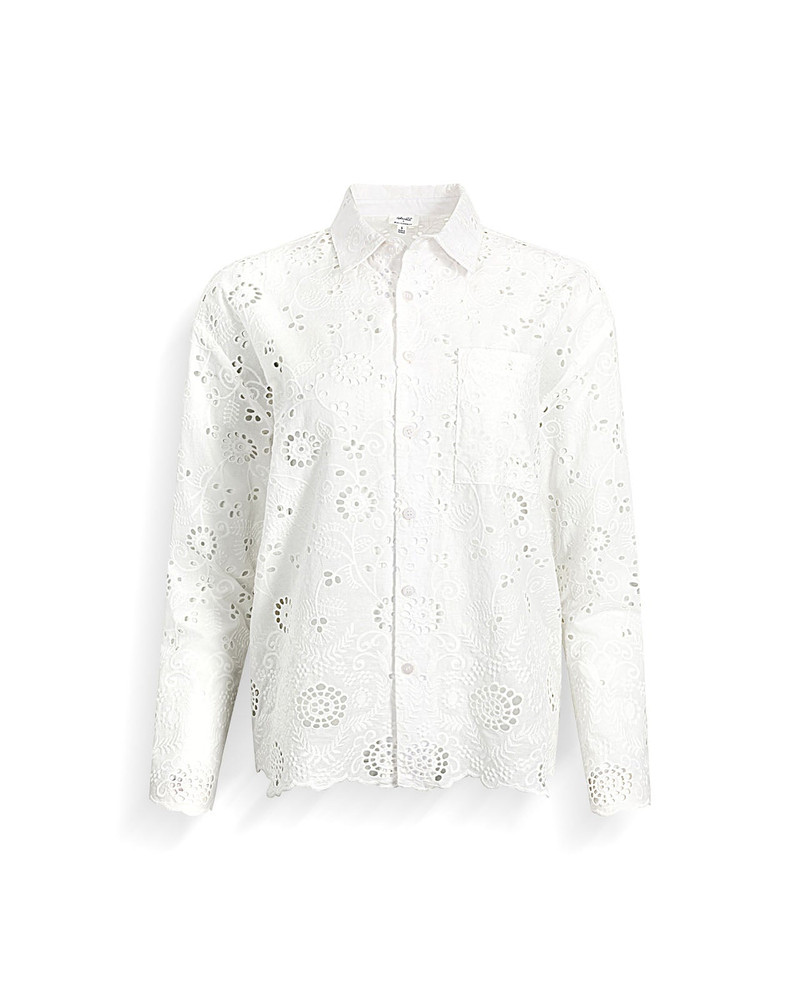 Splendid Splendid x @Cellajaneblog Eyelet Button Down outlook