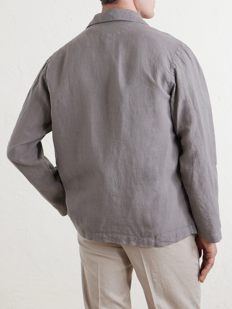 Perry Linen and Cotton-Blend Woven Jacket 4