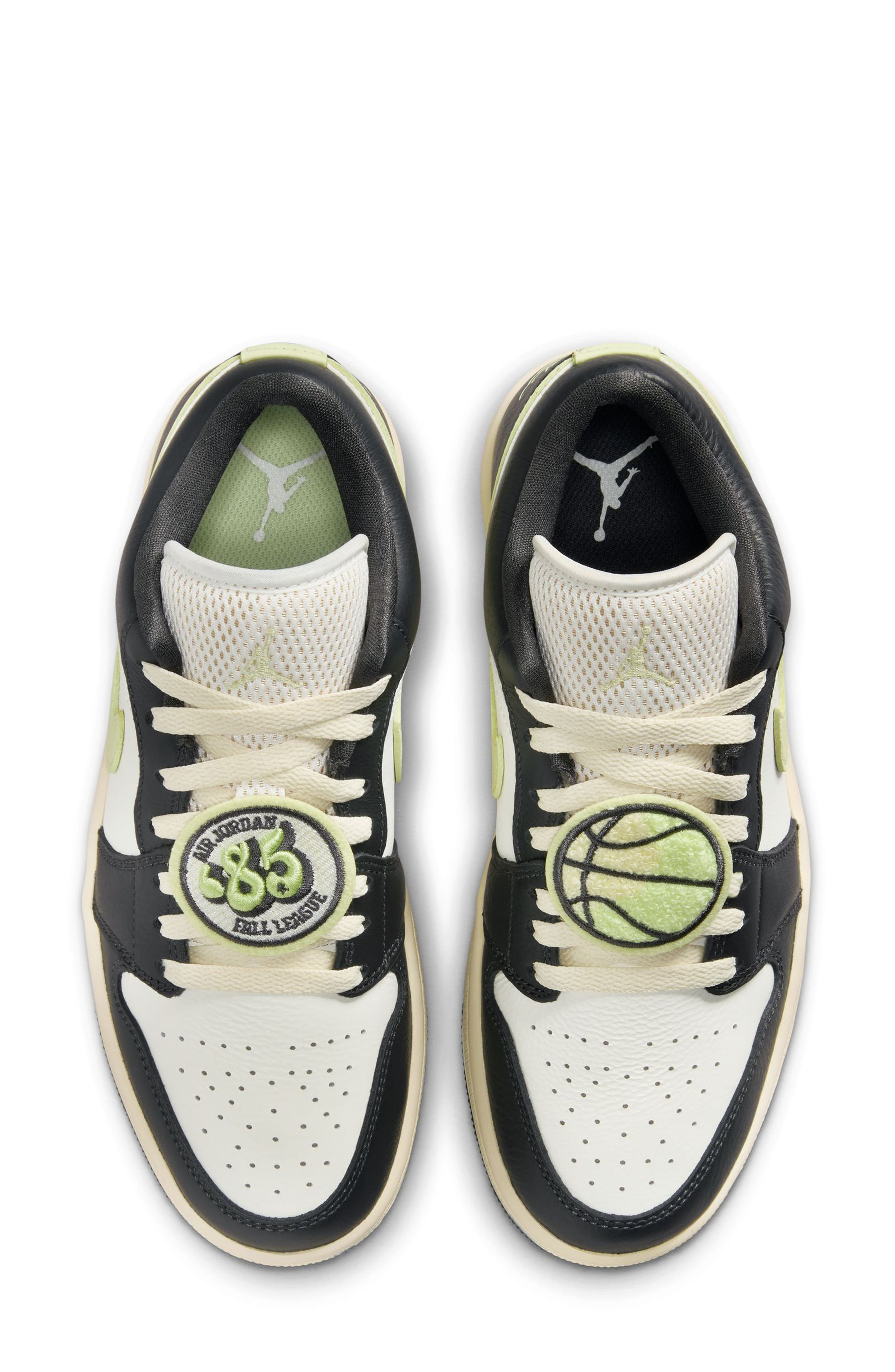 Nike Air Jordan 1 Low SE Sneaker in 003 Anthra/lmngrn at Nordstrom - 4