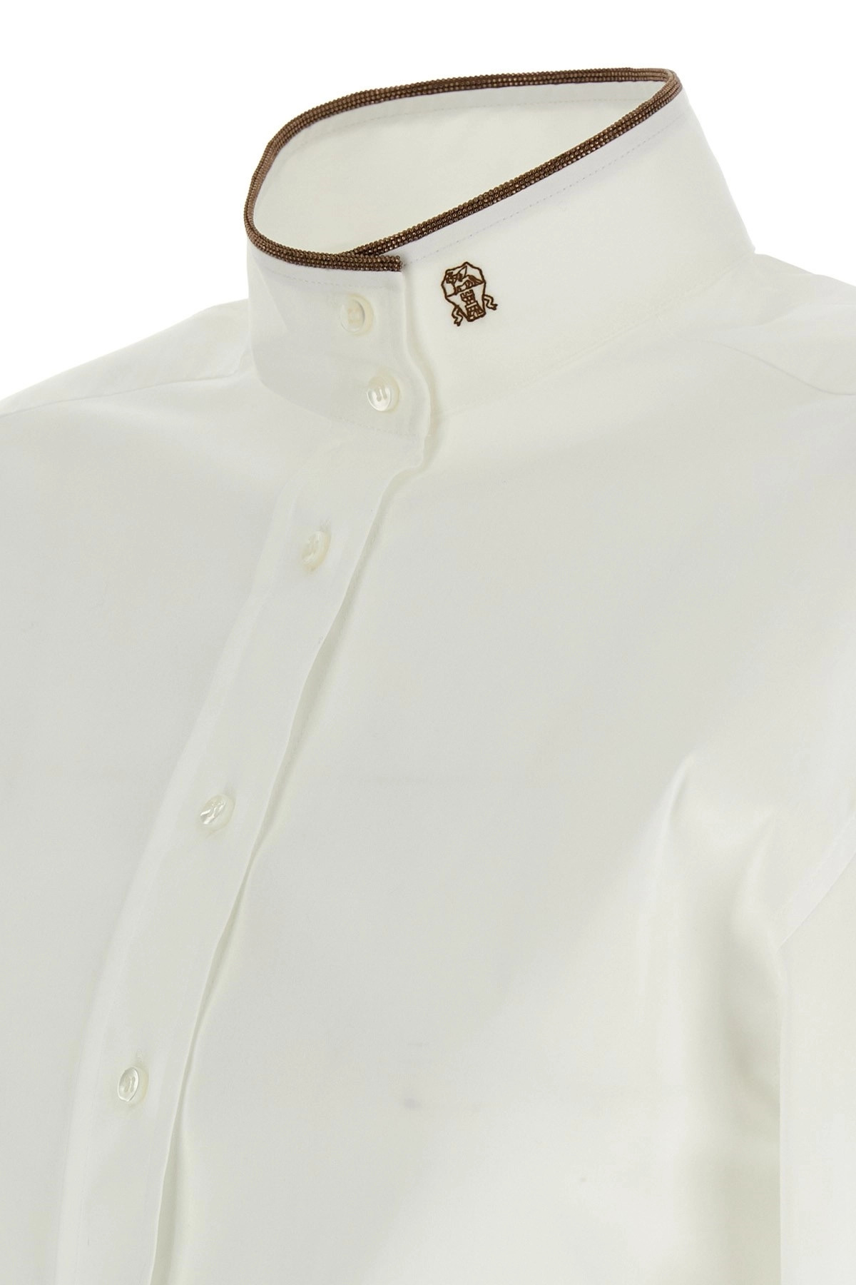 'Shiny Collar Detail' shirt - 5