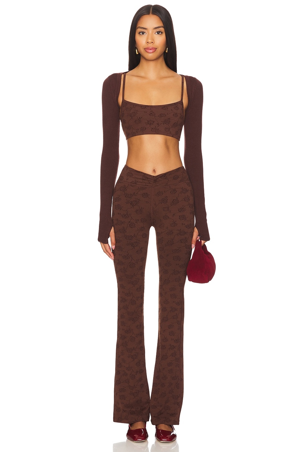 Reine Shine Jacquard Bralette - 4