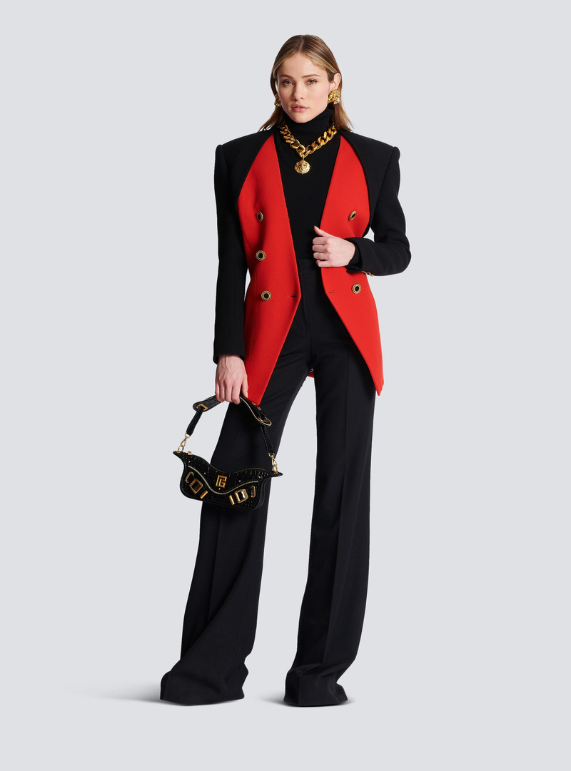 Balmain Double trompe l'oeil jacket outlook