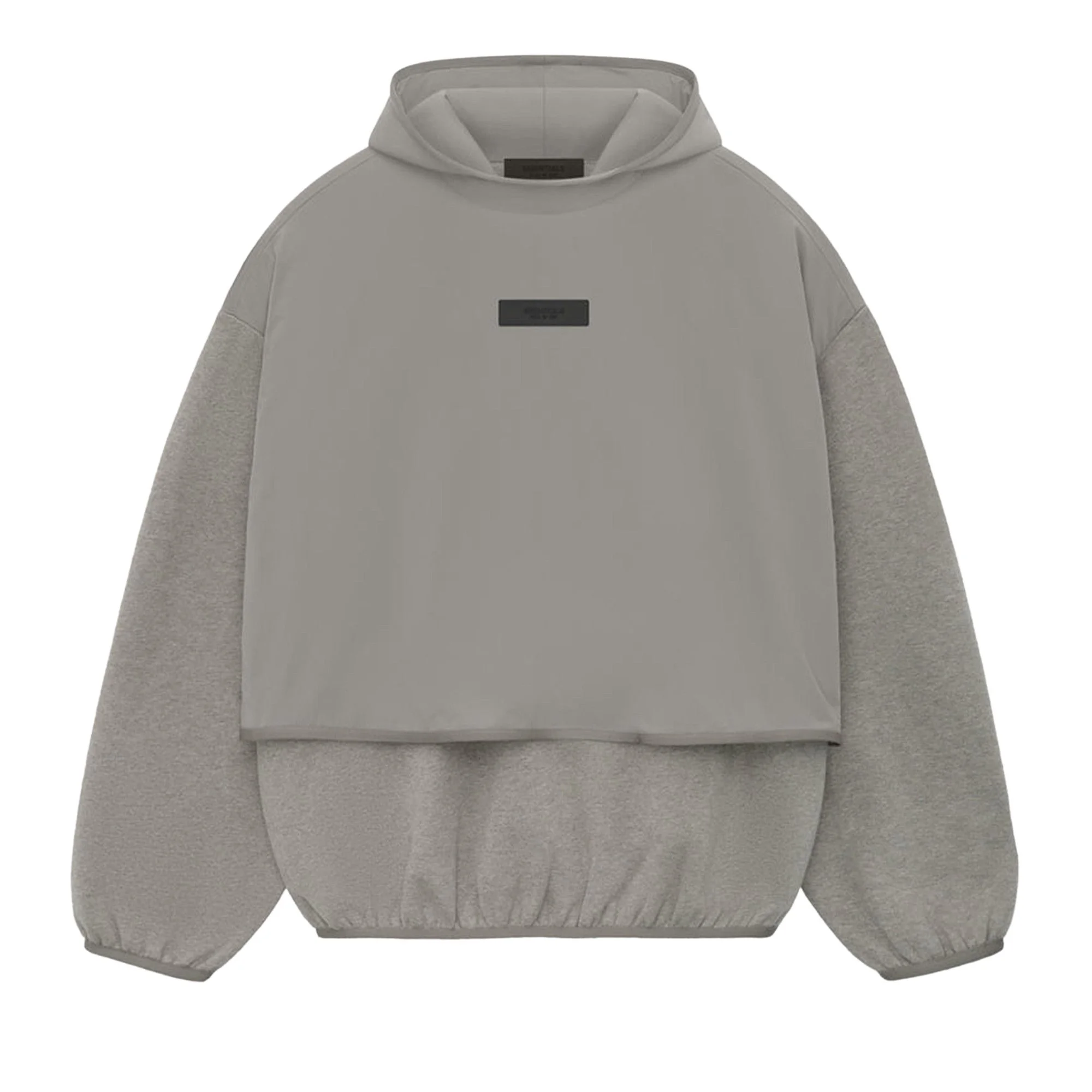 Fear of God Essentials Nylon Fleece Hooded Sweatshirt 'Dust/Heather Grey' - 1
