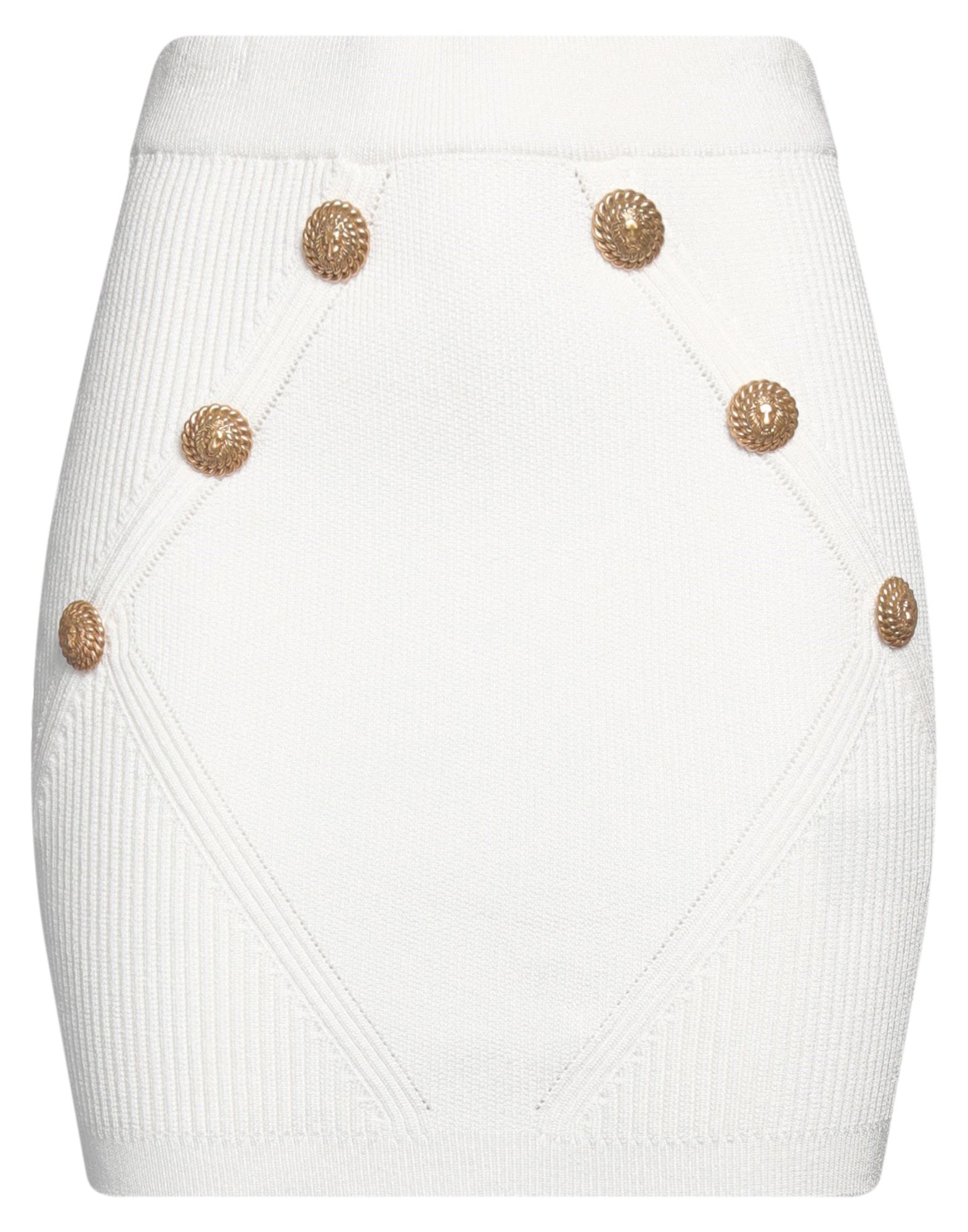 White Women's Mini Skirt - 1