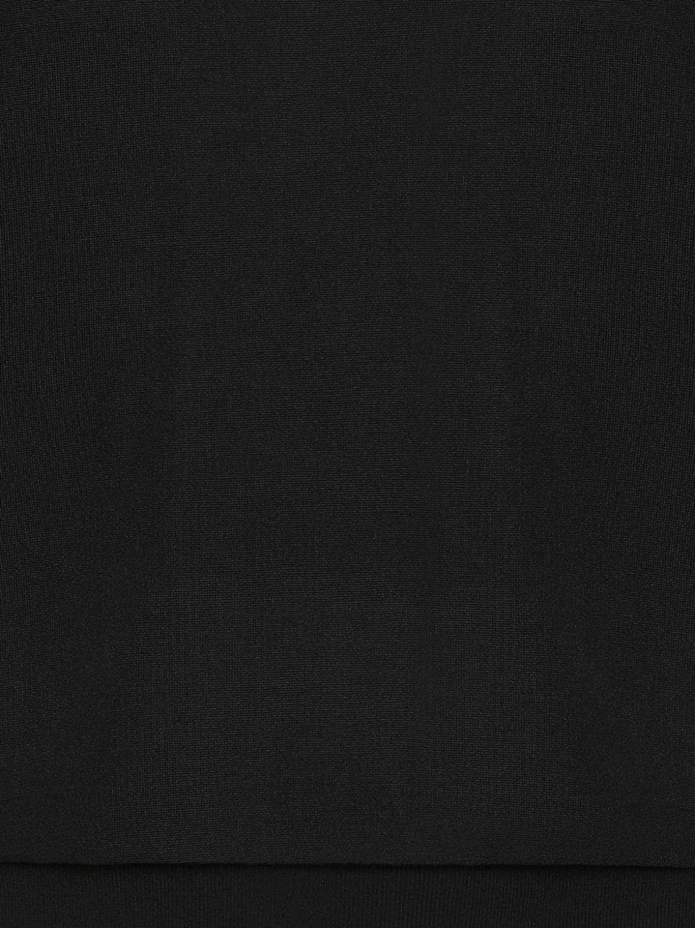 logo-embroidered knitted t-shirt - 2